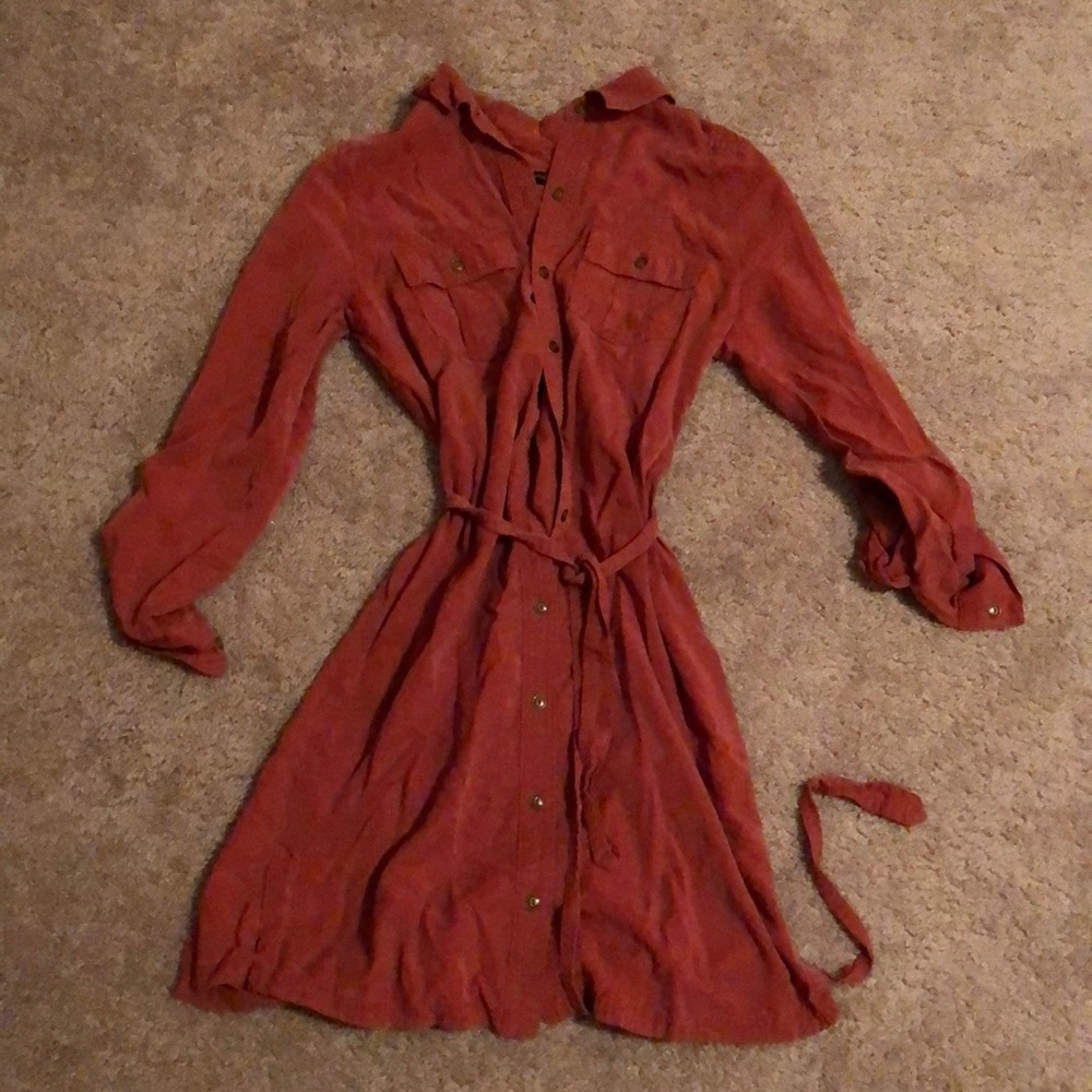 MAKE AN OFFER! orange banana republic button down